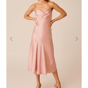 C/MEO Collective Pink Midi Dress